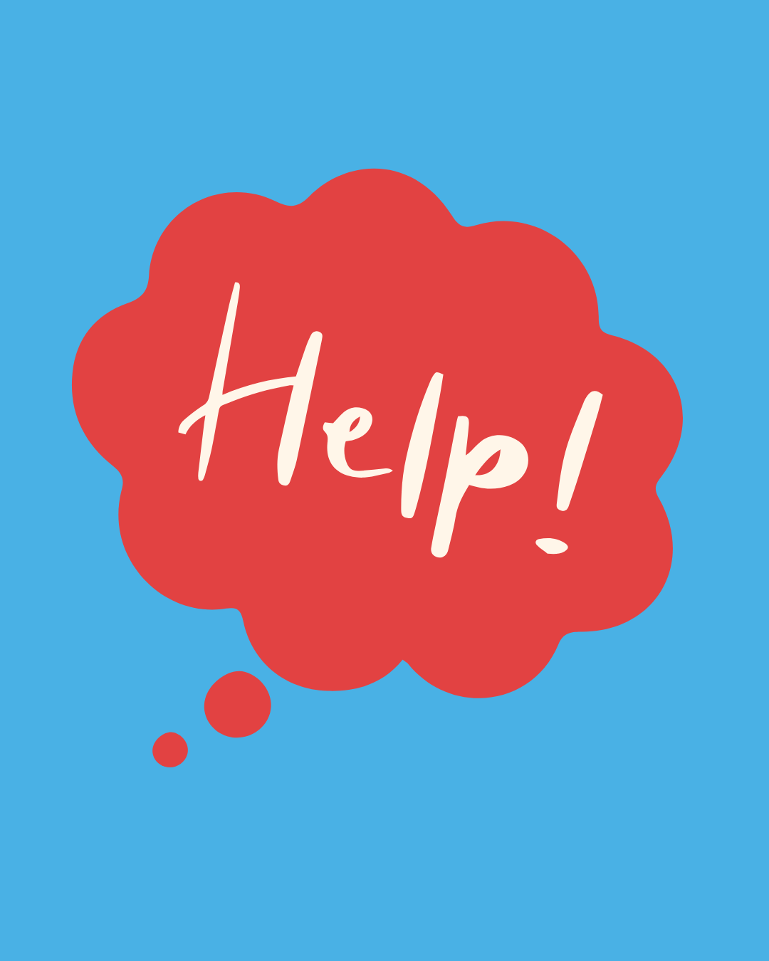 Fumetto "Help"